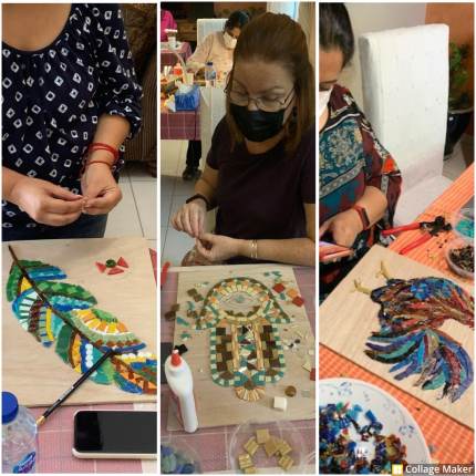 Mosaic kit workspace
